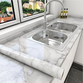 Marble Sheet Roll – Self-Adhesive & Elegant (2ft × 6.5ft)