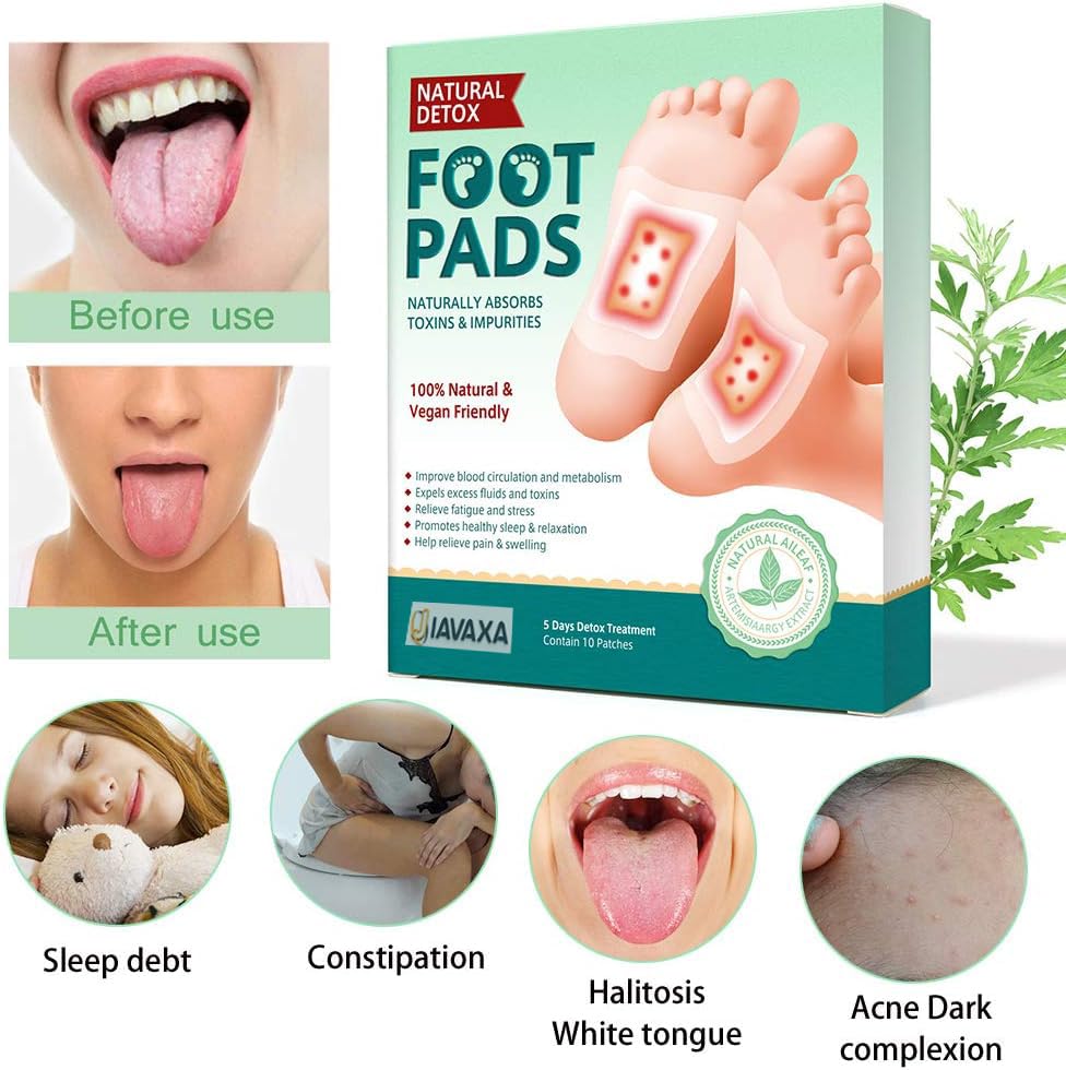 100% Herbal & Gentle Ingredient Detox Foot Patch