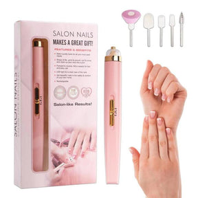5 in 1 Electric Nail Drill Kit, Rechargeable Cordless Manicure Kit