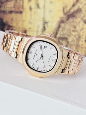 Aa1 Patek Philippe Copper Analog Date Working Watch