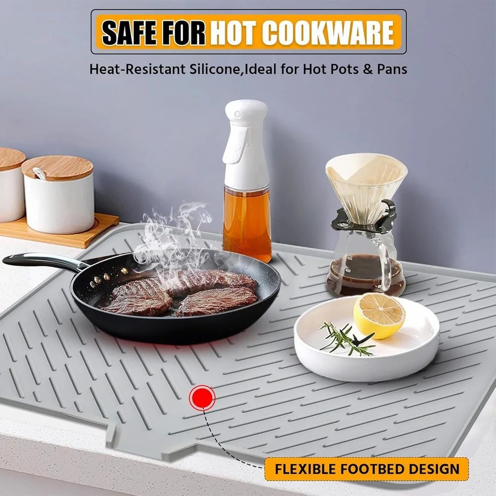 Dish Drying Mat For Kitchen Counter ( Large Size )
