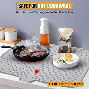 Dish Drying Mat For Kitchen Counter ( Large Size )
