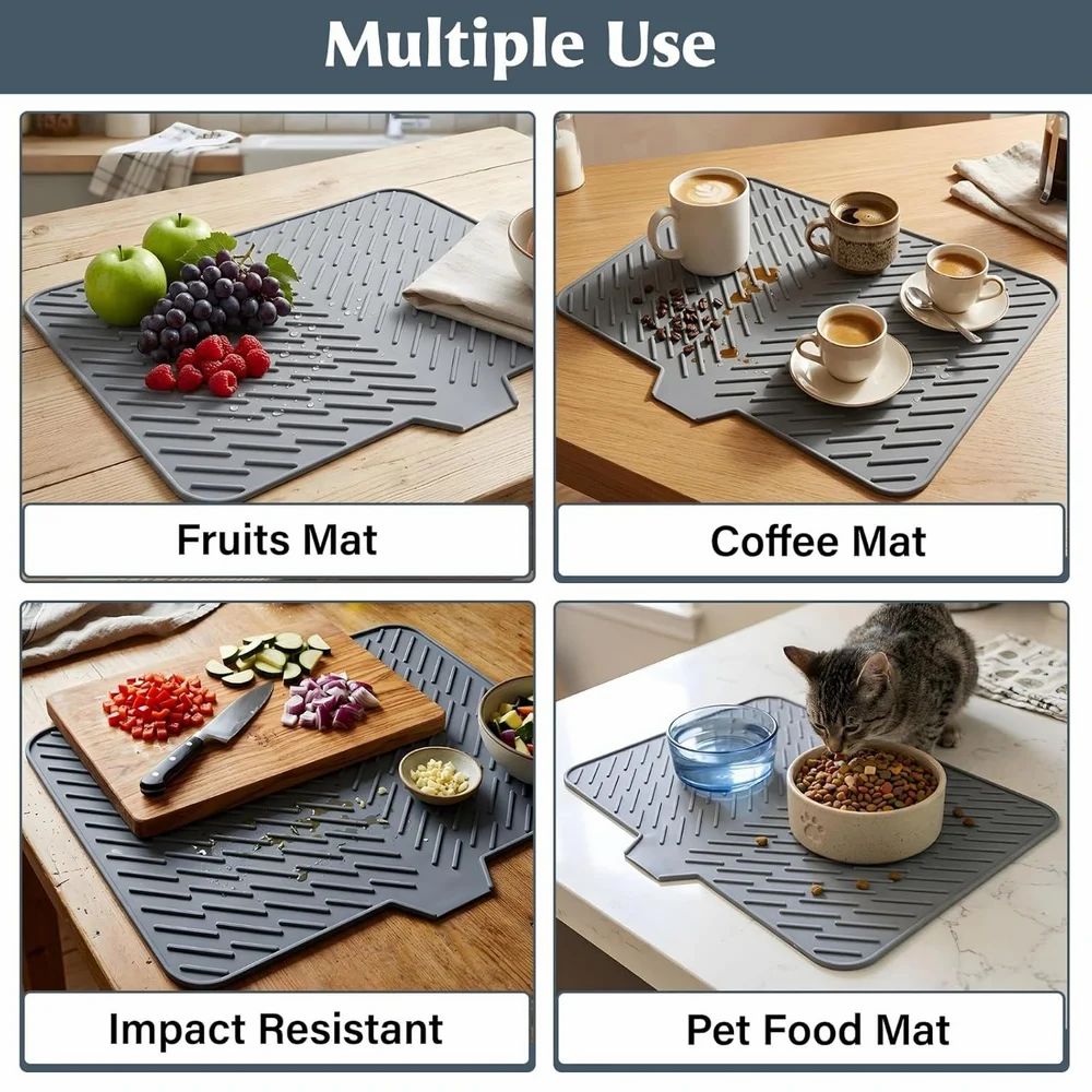 Dish Drying Mat For Kitchen Counter ( Large Size )